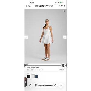 open lace back dress Beyond Yoga Intrigue Midi Dress at YogaOutlet.com main image 1